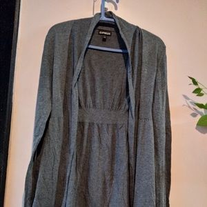 EXPRESS GREY SHRUG